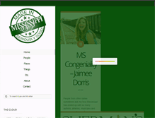 Tablet Screenshot of madeinmississippi.us